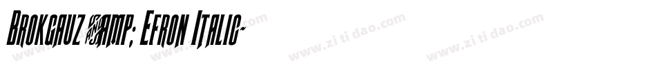 Brokgauz & Efron Italic字体转换